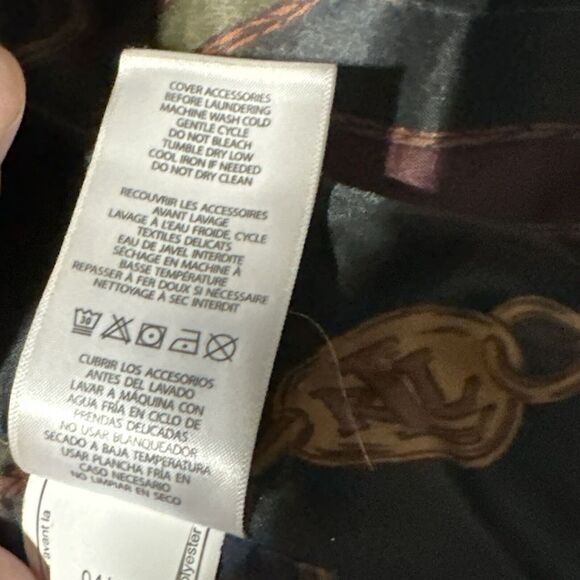 Ralph Lauren Black Quilted Jacket Gold Snaps Size S - Picture 13 of 16